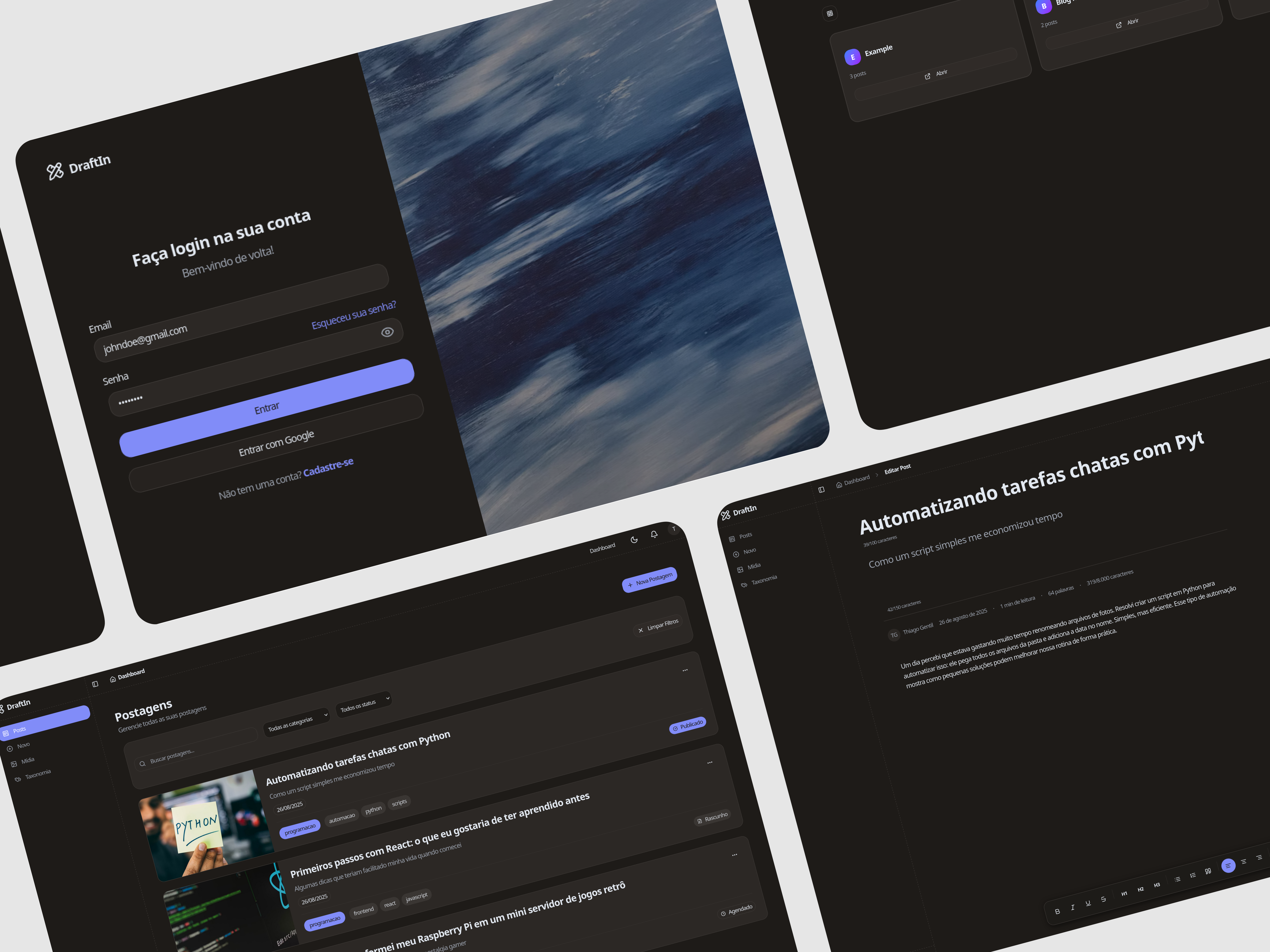 Draftin Dashboard Preview